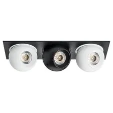 Lightstar i537647464 Светильник INTERO LED 9W*3 850LM*3 24G ЧЕРНЫЙ/БЕЛЫЙ 4000K (217537+217064+217074+217064)