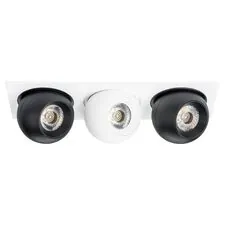 Lightstar i536726272 Светильник INTERO LED 9W*3 850LM*3 24G БЕЛЫЙ/ЧЕРНЫЙ 3000K (217536+217072+217062+217072)