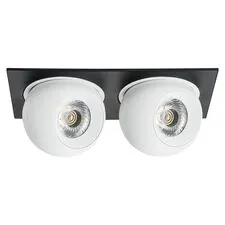 Lightstar i5276464 Светильник INTERO LED 9W*2 850LM*2 24G ЧЕРНЫЙ/БЕЛЫЙ 4000K (217527+217064+217064)
