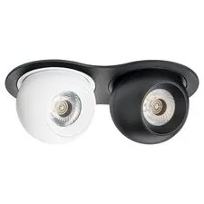 Lightstar i6276272 Светильник INTERO LED 9W*2 850LM*2 24G ЧЕРНЫЙ/БЕЛЫЙ 3000K (217627+217062+217072)