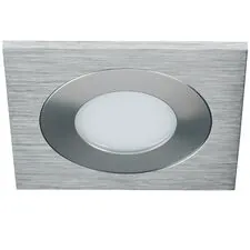 Lightstar 212180 Светильник LEDDY QUAD LED 3W 240LM АЛЮМИНИЙ 3000K в стену в подрозетник с трансф(в комплекте)