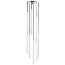 Lightstar 807086 Подвес PUNTO 8х25W G9 ХРОМ/БЕЛЫЙ