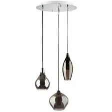 Lightstar 803057 Подвес PENTOLA 3х25W G9 ХРОМ/ДЫМЧАТЫЙ