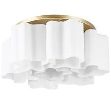 Lightstar 802073 Люстра NUBI 7х40W E27 ШАМПАНЬ/БЕЛЫЙ