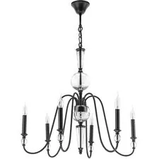 Lightstar 732067 Люстра RAGNO 6х40W E14 ЧЕРНЫЙ