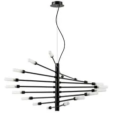 Lightstar 733187 Люстра RAGNO 18х40W G9 ЧЕРНЫЙ МАТОВЫЙ