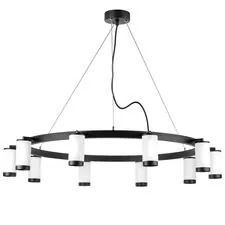 Lightstar LR02036837 Люстра RULLO 10х50W GU10 ЧЕРНЫЙ/БЕЛЫЙ (571020+214436-10+203437-10)