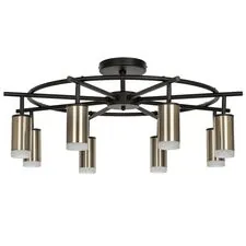 Lightstar LR7183180 Люстра RULLO 8х50W GU10 ЧЕРНЫЙ/БРОНЗА (571718+214431-8+202430-8)