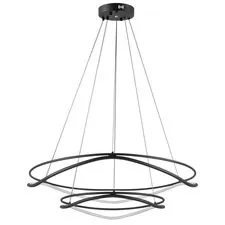 Lightstar 736527 Люстра ROTONDA 115W LED 5736LM 120G ЧЕРНЫЙ 3000-6000K