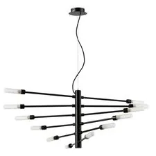 Lightstar 733127 Люстра RAGNO 12х40W G9 ЧЕРНЫЙ МАТОВЫЙ