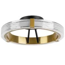 Lightstar 736041 Люстра ROTONDA 21W LED 1053LM 180G ЧЕРНЫЙ/ЛАТУНЬ 3000K