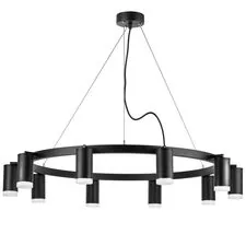 Lightstar LR0203700 Люстра RULLO 10х50W GU10 ЧЕРНЫЙ (571020+214437-10+202430-10)