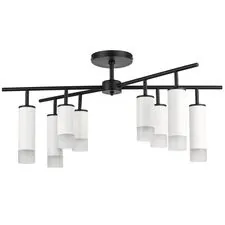 Lightstar LR7283648641 Люстра RULLO 8х50W GU10 ЧЕРНЫЙ/БЕЛЫЙ (571728+214436-4+214486-4+202431-8)