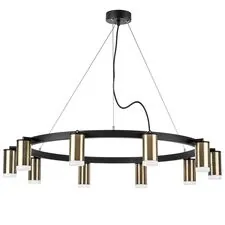 Lightstar LR0203100 Люстра RULLO 10х50W GU10 ЧЕРНЫЙ/БРОНЗА (571020+214431-10+202430-10)