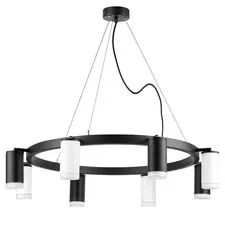Lightstar LR0183743640 Люстра RULLO 8х50W GU10 ЧЕРНЫЙ/БЕЛЫЙ (571018+214437-4+214436-4+202430-8)