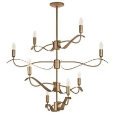 Lightstar 733283 Люстра RAGNO 8х40W E14 ЗОЛОТО