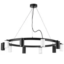 Lightstar LR020375365 Люстра RULLO 10х50W GU10 ЧЕРНЫЙ/БЕЛЫЙ (571020+214437-5+214436-5)
