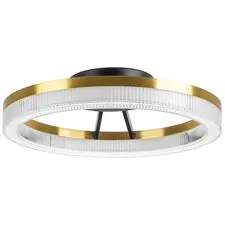 Lightstar 736040 Люстра ROTONDA 21W LED 1053LM 180G ЧЕРНЫЙ/ЛАТУНЬ 3000K