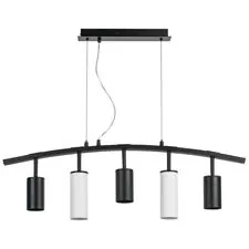 Lightstar LR735373862 Люстра RULLO 5х50W GU10 ЧЕРНЫЙ/БЕЛЫЙ (571735+214437-3+214486-2)