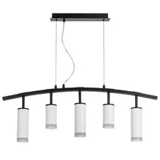Lightstar LR7353628630 Люстра RULLO 5х50W GU10 ЧЕРНЫЙ/БЕЛЫЙ (571735+214436-2+214486-3+202430-5)