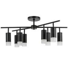 Lightstar LR7283781 Люстра RULLO 8х50W GU10 ЧЕРНЫЙ (571728+214437-8+202431-8)