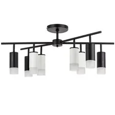 Lightstar LR7283743641 Люстра RULLO 8х50W GU10 ЧЕРНЫЙ/БЕЛЫЙ (571728+214437-4+214436-4+202431-8)