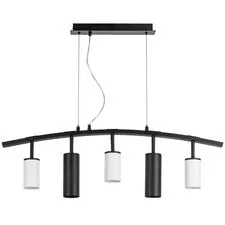 Lightstar LR735363872 Люстра RULLO 5х50W GU10 ЧЕРНЫЙ/БЕЛЫЙ (571735+214436-3+214487-2)