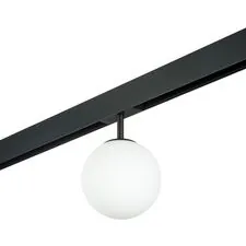 Lightstar PRO130107 Светильник д/1-фазн трека TETA ЧЕРНЫЙ/БЕЛЫЙ E14 D180 PRO (595107+595130)