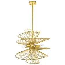 Lightstar 728163 Люстра ZETA 6х40W E14 ЗОЛОТО