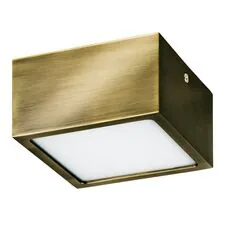 Lightstar 213921 Светильник ZOLLA QUAD LED-SQ 10W 780LM ЗЕЛЕНАЯ БРОНЗА 4000K IP44