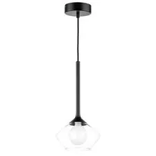 Lightstar 801202 Люстра VETRO 1х6W(led) G9 ЧЕРНЫЙ/ПРОЗРАЧНЫЙ