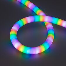 Arlight 044932 Светодиодная лента герметичная SPI MOONLIGHT-BLACK-TOP-G180-D25mm 12V RGB-PX2 (21,6 W/m, IP65, 5m, wire x1) (Arlight, Вывод прямой, 3 года) 044932