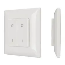 Arlight 028301 Панель SMART-P47-DIM-P-SUF (3V, 2 зоны,nob, 2,4G) (Arlight, Пластик) 028301