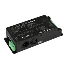 Arlight 028408 Декодер SMART-K35-DMX-SUF (12-36V, 3x10A, XLR3) (Arlight, Металл) 028408