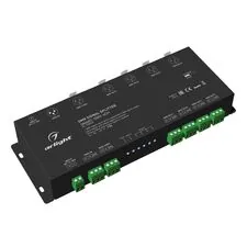 Arlight 028435 DMX-сплиттер SMART-DMX-4CH (12-36V, XLR3) (Arlight, IP20 Металл, 5 лет) 028435