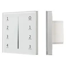 Arlight 027103 Панель Sens SMART-P29-DIM White (230V, 4 зоны, 2,4G) (Arlight, IP20 Пластик, 5 лет) 027103