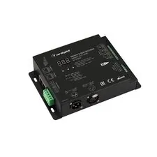 Arlight 028453 Декодер SMART-K57-DMX (230V, 4x2A, XLR3) (Arlight, IP20 Металл, 5 лет) 028453