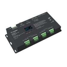 Arlight 033768 Декодер SMART-DMX-SUF (12-24V, 12x5A, XLR3, RJ45) (Arlight, IP20 Металл, 5 лет) 033768