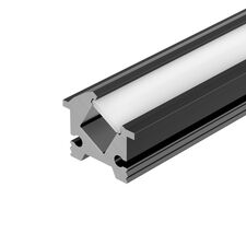 Arlight 043749 Профиль SL-BEVEL-H12-F13-2000 ANOD BLACK (Arlight, Алюминий) 043749