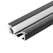 Arlight 048997 Профиль SL-BEVEL-W21-F-2000 ANOD BLACK (Arlight, Алюминий) 048997