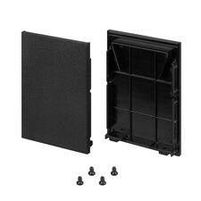 Arlight 044882 Заглушка LINE-5075-HONEYCOMB BLACK глухая (Arlight, Металл) 044882