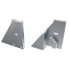 Arlight 026732 Заглушка для ALM-GLASS-6 с опорой правая с отверстием (Arlight, Металл) 026732