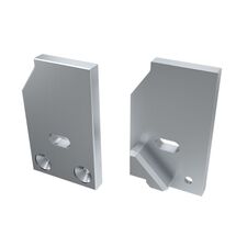 Arlight 026736 Заглушка для ALM-GLASS-10 правая с отверстием (Arlight, Металл) 026736