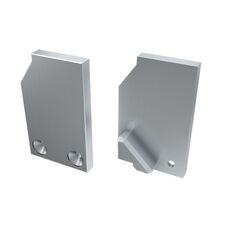 Arlight 026735 Заглушка для ALM-GLASS-10 правая глухая (Arlight, Металл) 026735