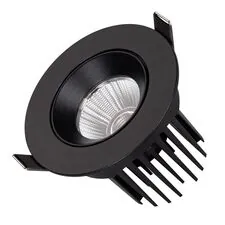 Arlight 044618 Светильник MS-ATOLL-BUILT-TURN-R94-10W Warm3000 (BK, 36 deg, 230V) (Arlight, IP54 Металл, 5 лет) 044618