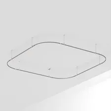 Arlight 050201 Трек ART-APRIORI-QUADRAT-SOFT-ROD-400-3500x3500 (TN) (Arlight, IP20 Металл, 3 года) 050201