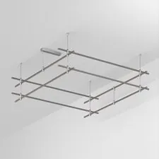 Arlight 050207 Трек ART-APRIORI-QUADRAT-2-ROD-400-2000x2000 (TN) (Arlight, IP20 Металл, 3 года) 050207