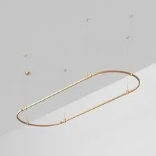 Arlight 048501 Трек ART-APRIORI-OVAL-HANG-3000x1000 (GD) (Arlight, IP20 Металл, 3 года) 048501