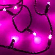 Arlight 025806 Светодиодная гирлянда ARD-STRING-CLASSIC-10000-BLACK-100LED-STD PINK (230V, 7W) (Ardecoled, IP65) 025806