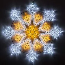Arlight 034262 Фигура ARD-SNOWFLAKE-M12-900x900-576LED White/Warm (230V, 36W) (Ardecoled, IP65) 034262